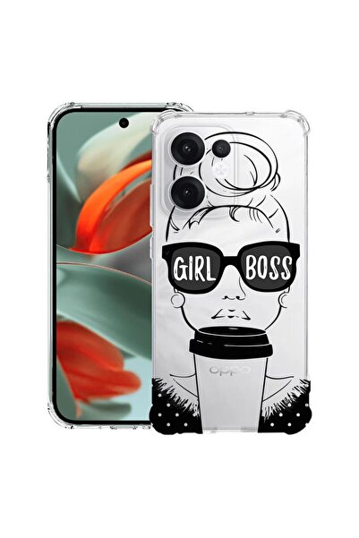 bestcase ¬Æ Husa compatibila OPPO Reno13 F 5G, Anti Shock 1.5MM, Girl Boss, P...