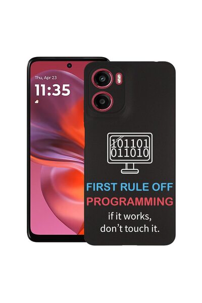 bestcase Θήκη για Motorola Moto G06 με σχέδιο IT First Rule, TPU Ματ Εξαιρετι...