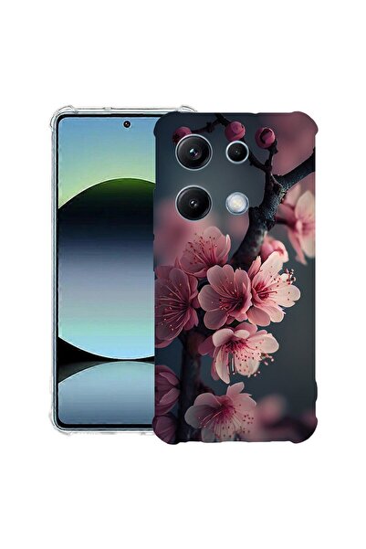 bestcase Αντικραδασμική Θήκη Συμβατή με OPPO A6 Pro, με Σχέδιο Άνθους Κερασιά...