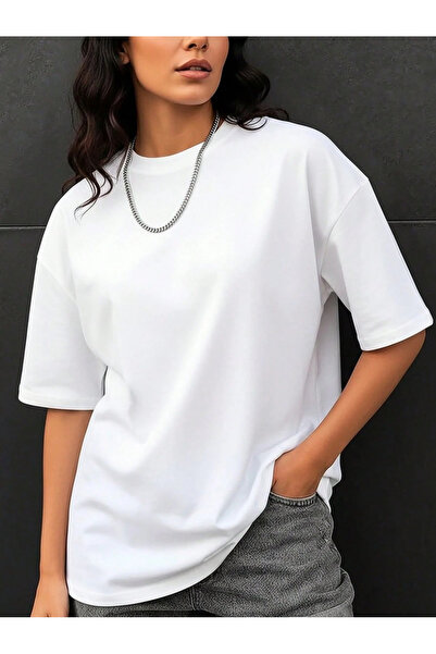 genosha 100% Cotton Solid Color Crew Neck Combed Cotton Tshirt