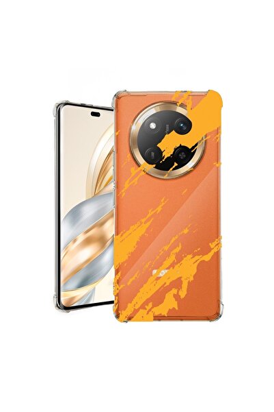 bestcase ¬Æ Case for Honor Magic7 Lite, Anti Shock 1.5MM, Golden Stripes, Cam...