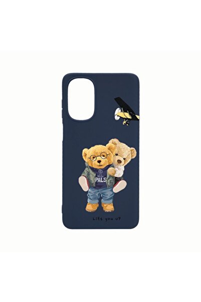 bestcase Силиконов калъф, съвместим с Motorola Moto G62 5G, дизайн Мече, коет...
