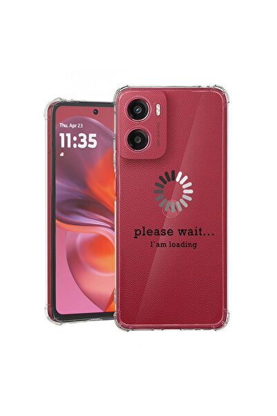 bestcase Калъф за Motorola Moto G06 с дизайн  "Пожалуйте, изчакайте... ", Уда...