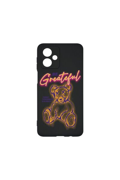 bestcase Калъф за Motorola Moto G55, BestCase® Тънък силиконов 0.8ММ, Мече - ...