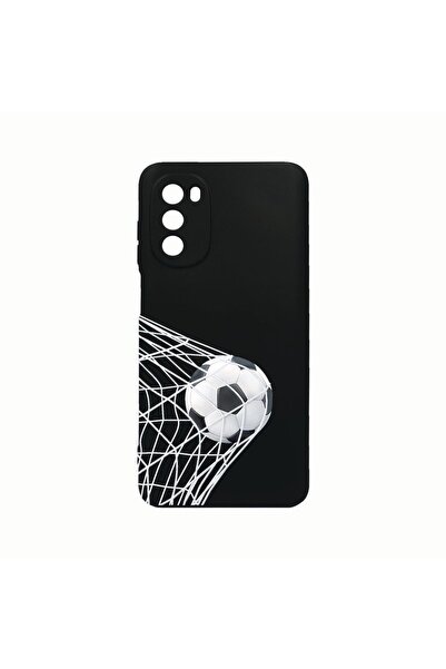 bestcase Husa Silicon, Compatibila cu Motorola Moto G82 / Moto G52, Football ...