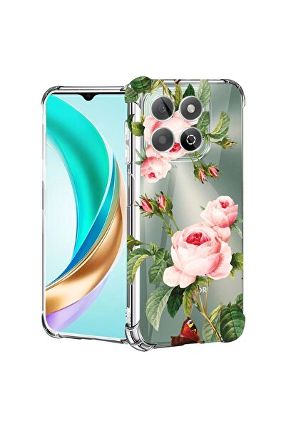bestcase ¬Æ Husa compatibila Honor X8C, Anti Shock 1.5MM, Rose, Protectie cam...