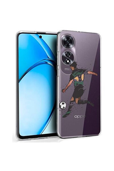 bestcase ¬Æ Husa pentru OPPO A60 4G, Clear Silicon 2MM, Football, Antisoc, Pr...