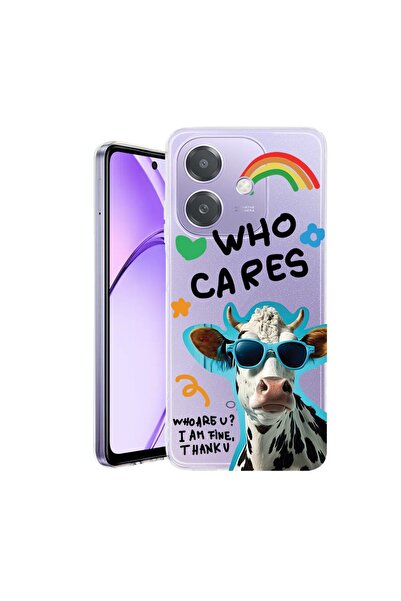 bestcase Θήκη για OPPO A40 / A40M, BestCase® Διαφανής Σιλικόνη 2MM, Cool Cow ...