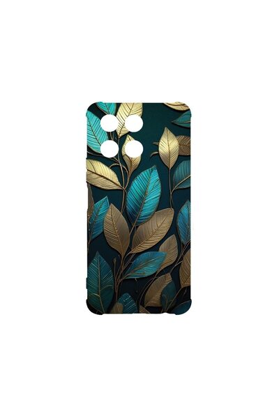 bestcase ¬Æ Husa pentru Honor 200 Smart, Anti Shock 1.5MM, Golden Feathers, R...