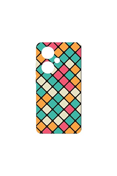 bestcase ¬Æ Husa Slim SIlicon 0.8MM, Compatibila Cu OPPO Reno 11F 5G, Mozaic,...