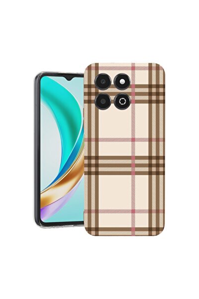 bestcase Husa pentru Honor X6b, BestCase¬Æ Clear Silicon 2MM, Plaid, Antisoc,...