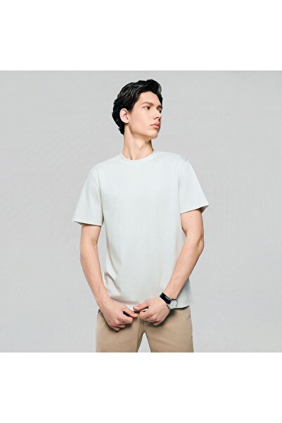 Giordano Men Slim Cotton Modal Silk Premium Tee