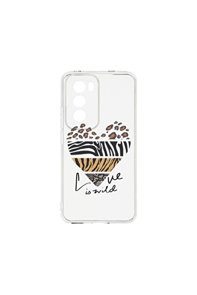 bestcase ¬Æ Husa Clear Silicon 2MM, Compatibila Cu OPPO Reno12 5G, Love Is Wi...