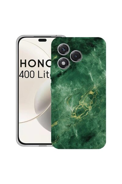 bestcase Husa pentru Honor 400 Lite 5G, BestCase¬Æ Clear Silicon 2MM, Green M...