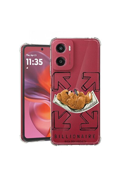 bestcase ¬Æ Case for Motorola Moto E15, Anti Shock 1.5MM, Billionaire Bear, C...