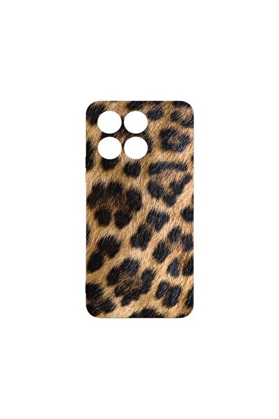 bestcase Θήκη Slim Premium Σιλικόνης 1.2MM, Συμβατή με Honor X8a, Μοτίβο λεοπ...