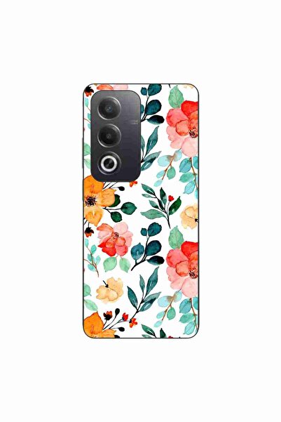 OEM Husa compatibila cu Oppo A80 Silicon Gel Tpu Model Painted Flowers