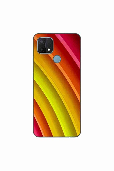 OEM Husa compatibila cu Oppo A15 si A15s Silicon Gel Tpu Model Abstract Stripes