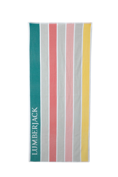 lumberjack Plaj Havlusu Unisex PEMBE MULTI GRP H