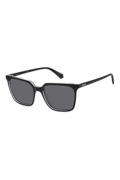 Polaroid PLD 4163/S BLACK CRYSTAL for WOMAN Sunglasses 55 mm