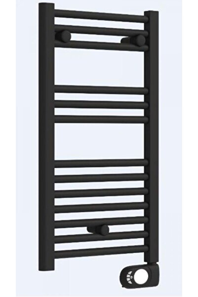 Lazzarini Radiator portprosop de baie, negru mat, din oțel, electric, Lazzari...