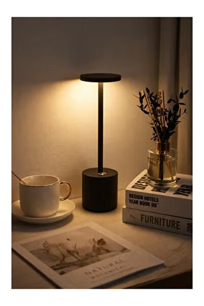 Generic Cordless Rechargeable LED Table Lamp – 3-Color Stepless Dimming Porta...