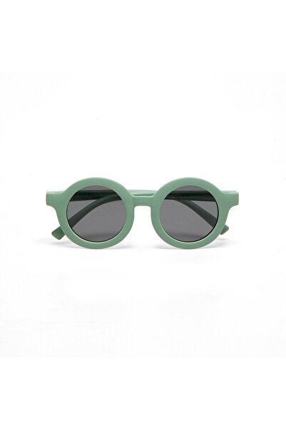 Okkia Okkialini Round Kids Children's Glasses Sage Green 6/10 Years