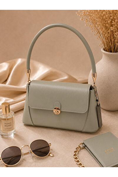Sellini Mirella Leather Women's Bag Mint Green