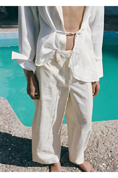 MANGO Woman Keten balon pantolon