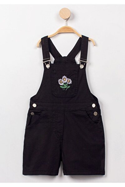 ALG Girls' Salopet - Cotton Linen with Embroidery Details