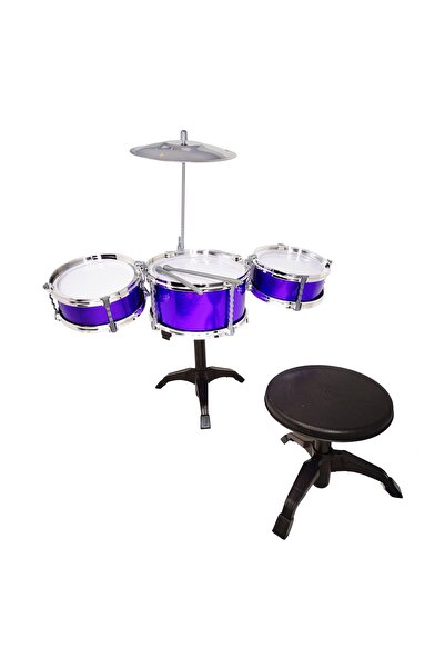 Salamandra Kids Set Tobe cu Scaunel, pentru copii, culoare Mov, 5 Piese,