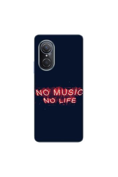 OEM Husa compatibila cu Huawei Nova 9 SE Silicon Gel Tpu Model No Music No Life