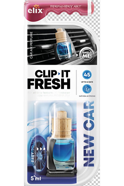 Elix Parfum auto premium Clip it Fresh New Car 5 ml