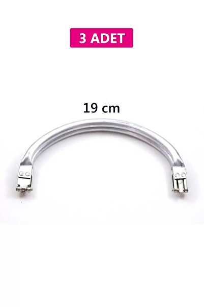 Generic Brand Hidden Metal Oval Bag Clasp - 3 Pieces - 19 cm - Metal Bag Acce...