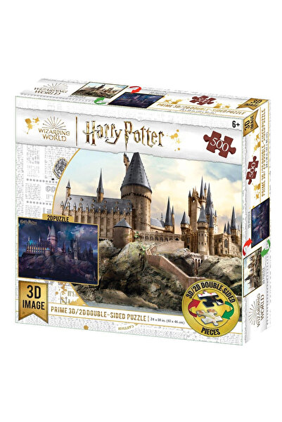 teknoparkx Prime 3D Harry Potter Çift Taraflı Puzzle 500 Parça URN-GZTKN43