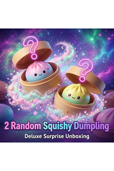 victiny Set de 2 Jucării Squishy Gălușcă, Asortate, Antistres, Multicolore, K...
