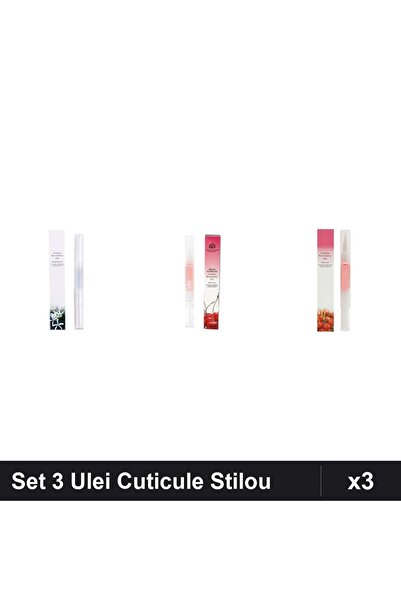 NAİLS Set 3 Ulei Cuticule Tip Stilou - Osmanthus, Cireșe, Cherry - Ingrijire ...