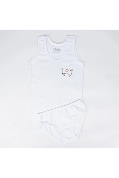 Katamino Pearly Wide Strap Slip-Athlete Set - White
