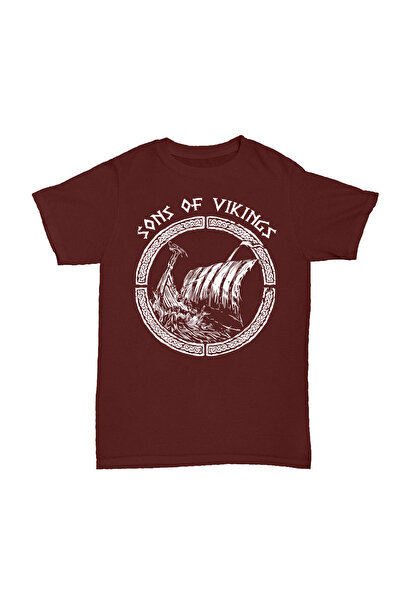 l'eivor Sons of Vikings Printed Cotton T-Shirt