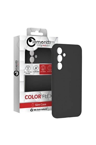 lemontti Husa Silicon Silky Samsung Galaxy A35 Negru