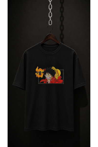 HanVex Style One Piece karakteri Luffy Tişört