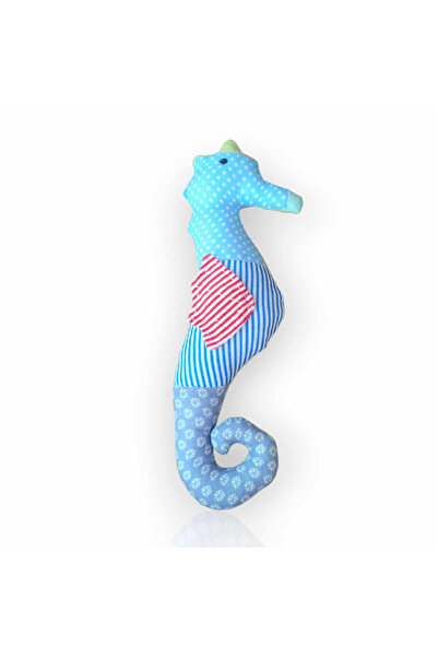 Lucille Craftshop Căluț de mare, jucărie textilă lucrată manual, 27 cm