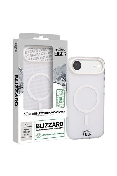 EIGER Husa Blizzard Magsafe GRS iPhone Air Alb