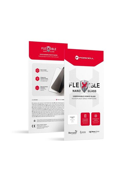 Forcell Sticlă Nano Flexibilă - sticlă hibridă pentru iPhone 15 Pro