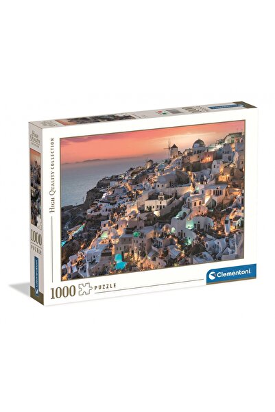 CLEMENTONI Puzzle 1000 HQ Nuanțe de Santorini