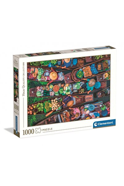 CLEMENTONI Puzzle 1000 HQ Piața Plutitoare Thailandeza