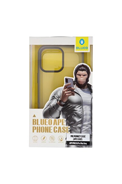 BLUEO APE Phone Case - Apple iPhone 16 Pro Max szary