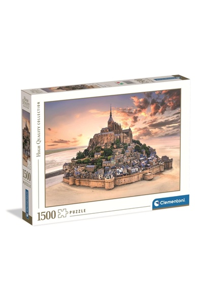 CLEMENTONI Puzzle 1500 HQ Muntele Saint-Michel: Ascensiunea