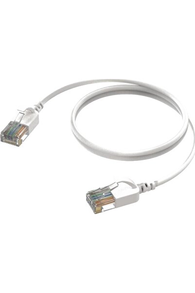 PROCAB CSD560W/1.5 Cablu de rețea Slimline - CAT6A RJ45 - RJ45 U/UTP versiune...