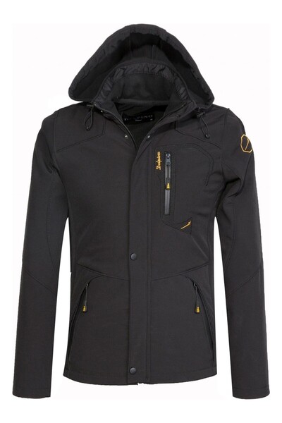 Elenax brand Erkek softshell su ve rüzgar geçirmez mont